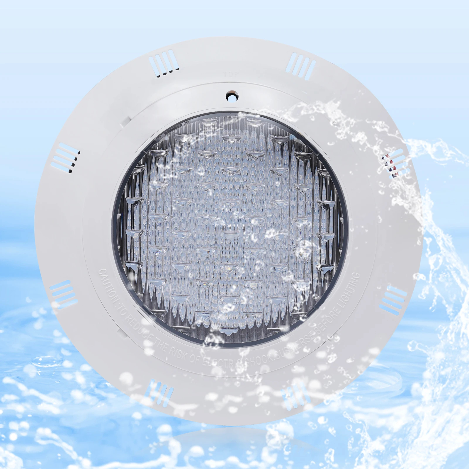 Foco LED RGB 7 Cores para Piscinas - Submersível - 45W - IP68 - Com Controle Remoto